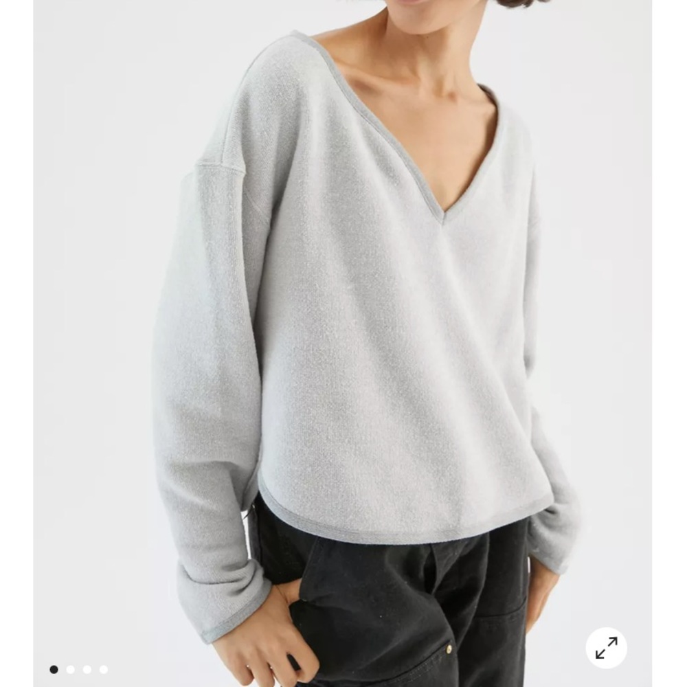 UO BDG Grey Cropped Sweater